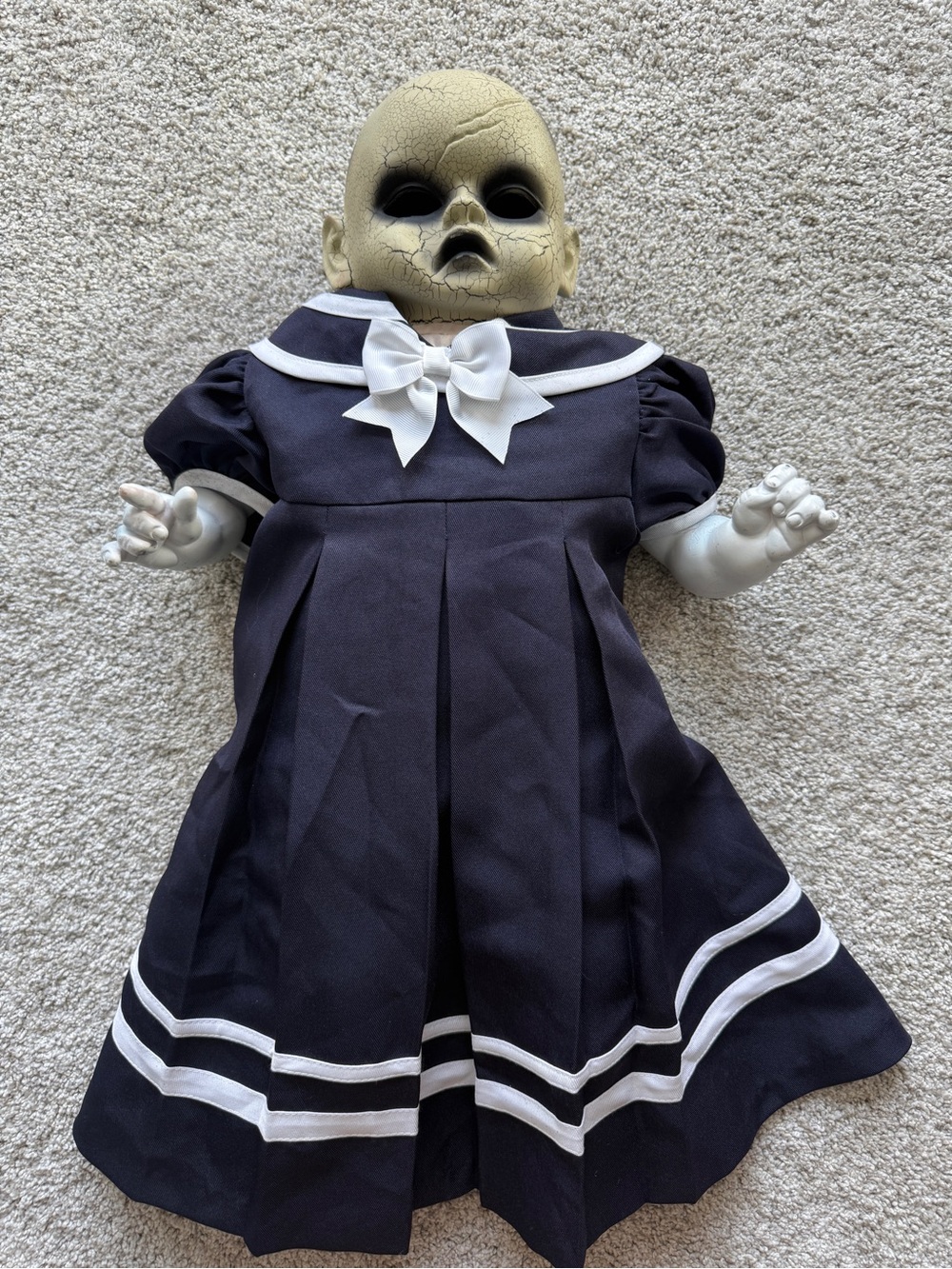 Halloween. Haunted baby doll. You were warned!! My kids are too afraid.